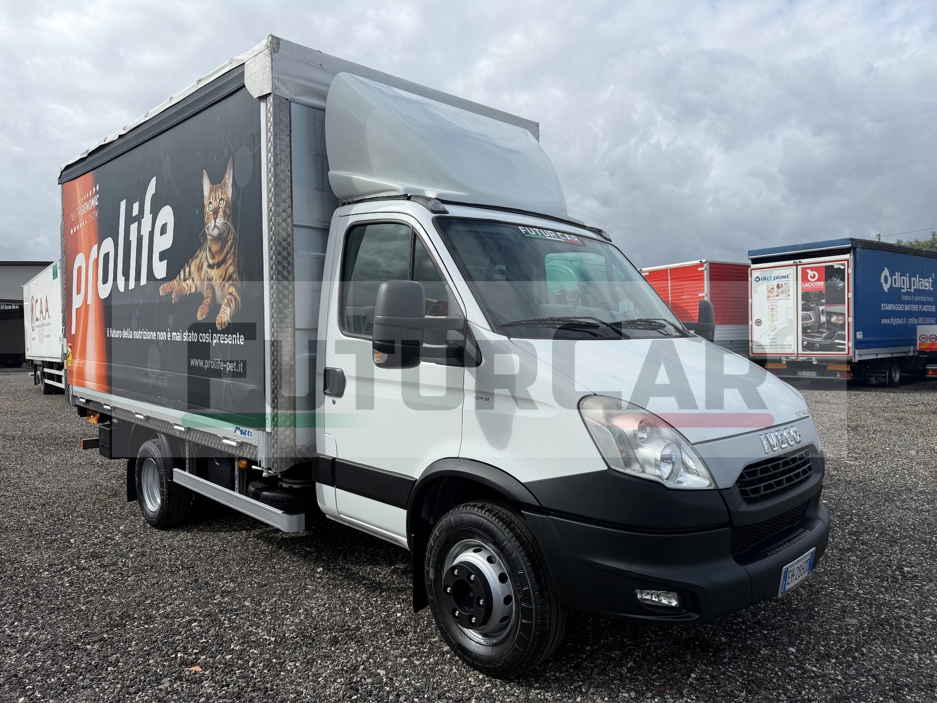 Iveco Daily 70C21 3.0 Diesel 210CV Centina e Sponda Dhollandia (2013) Euro 5