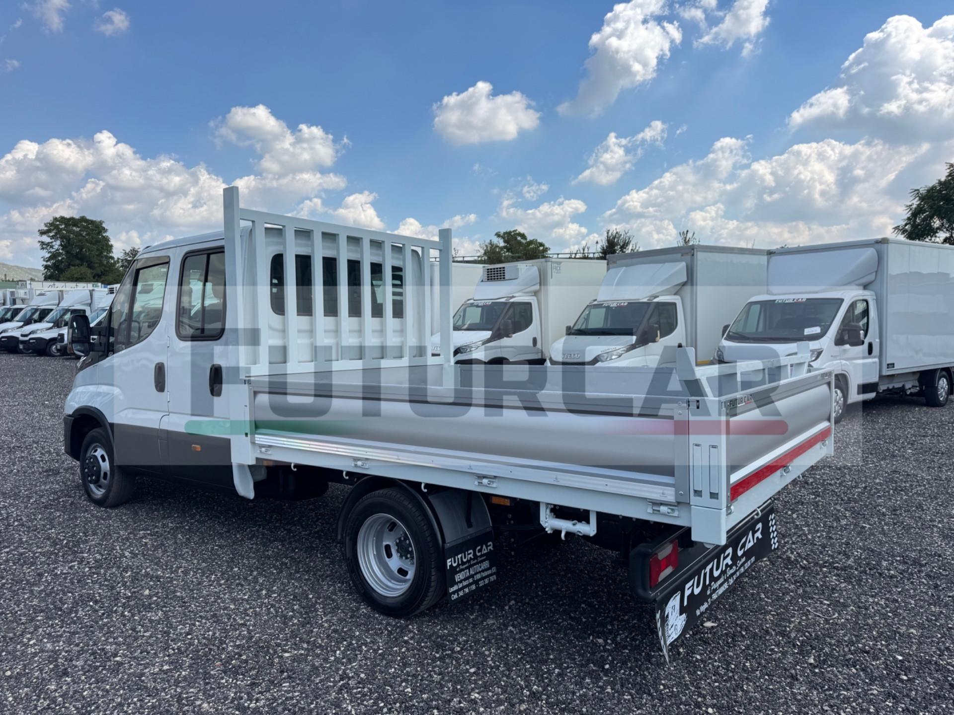 Iveco Daily 35C18 3.0 Diesel Doppia Cabina 7 Posti con Cassone Fisso (2020) Euro 6