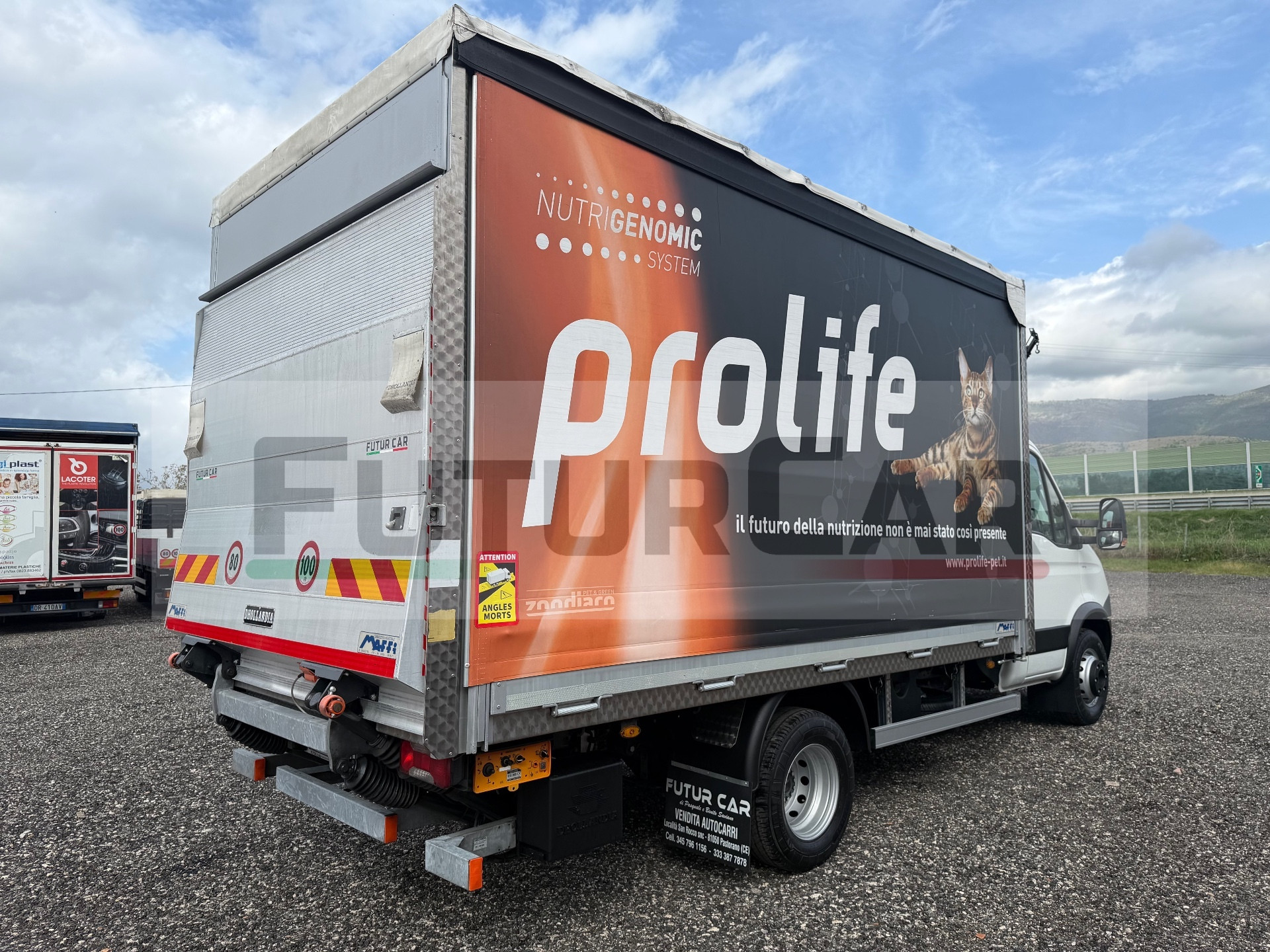 Iveco Daily 70C21 3.0 Diesel 210CV Centina e Sponda Dhollandia (2013) Euro 5